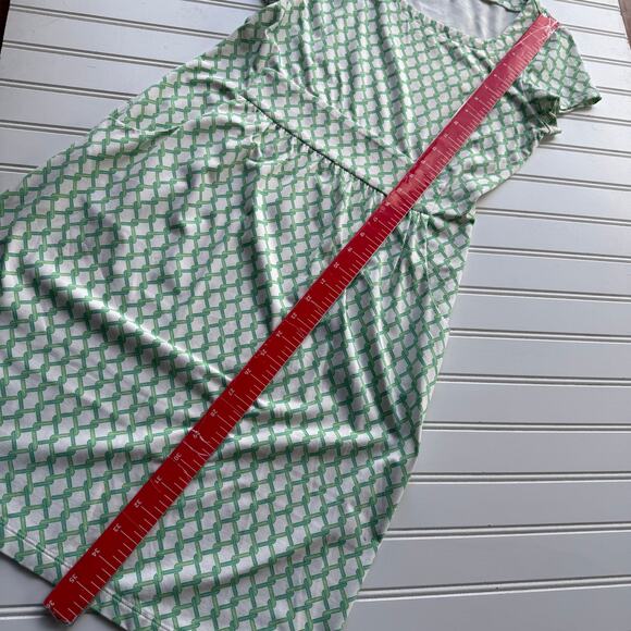 J. McLaughlin Catalina Dress size S Green white - Picture 9 of 9